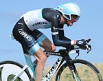 Frank Schleck pendant la neuvi�me �tape du Tour de Suisse 2011